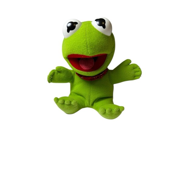 Vintage Muppets Kermit The Frog 1987 Baby Kermit Plush By Henson Associates Inc. - Picture 1 of 7